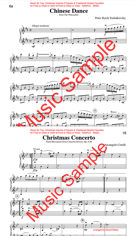 Music for Two Christmas Volume 2 oboes